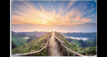 Tuinposter Morgenrood - 80 x 120 - Canvas - REINDERS