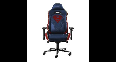 Trust GXT 721SM Ruya Pro Superman Editie - Premium Gaming Stoel - Gamestoel - Nekkussen - Verstelbare Rug Ondersteuning - Hoogte Verstelbaar - Rug- & Armleuningen Verstelbaar - Superman Blauw