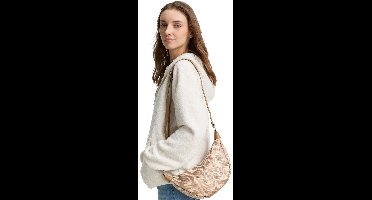TOM TAILOR Schoudertas Liriel Summer Cross Bag Mixed Beige Veelkleurig