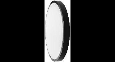 V-TAC VT-8630RD-S-B LED Ronde Plafondlamp - Samsung - IP44 - Zwart - 36W- 3820 Lumen - 4000K - 350MM