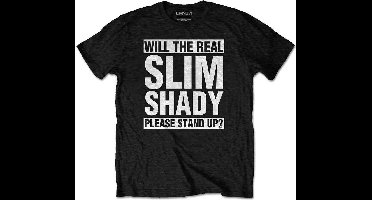 Eminem - The Real Slim Shady Heren T-shirt - M - Zwart