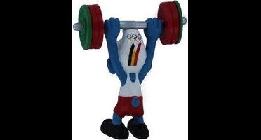Schleich 40267 Belgische Olympische team Gewichtheffer smurf limited edition