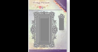 Mal  - Jeanine's Art - Vintage Bloemen - Bloemen Rechthoek