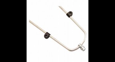 Mirage Spatbordstang-set aluminium - 5mm diameter - 45mm breed - 28 inch - zilver
