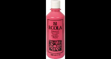 Plakkaatverf Ecola flacon van 500 ml, tyrisch roze (magenta)