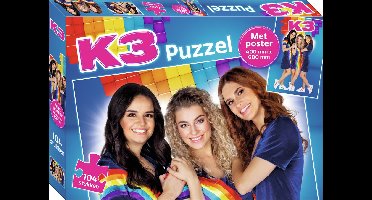 K3 puzzel - 30,5 x 21,5 cm - 104 stukjes