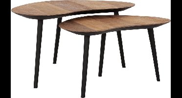 Salontafel set  - DTP Home Highlight Salontafel Organus Naturel - set van 2