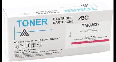 ABC huismerk toner geschikt voor Konica Minolta TNP-27M magenta voor Konica Minolta Bizhub C25