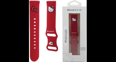 Hello - Kitty - Silicone Kitty Hoofdband universeel 22mm - rood
