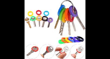 Scoby - Sleutelhangers - Sleutellabels - Sleutel-ringen en Hangers - Keychains - 8 Stuks - Multicolour