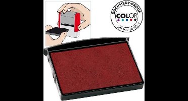 Colop Inktkussen E/2600, Zelf-inktende Stempels, Rood (pak 2 stuks)