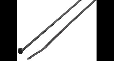 Wurth - Kabelbinder KBL MZUV PA metalen lip goedk. zwart - KBL MZUV kabelbinder van polyamide met metalen tong UV-bestendig, zwart Lengte 203 mm
