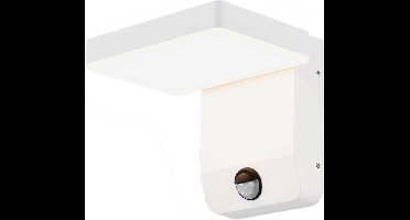 V-TAC VT-11020S-SQ-W LED wandlamp buiten met bewegingssensor 17W IP65 – 2580lm 4000K krachtige buitenlamp wit