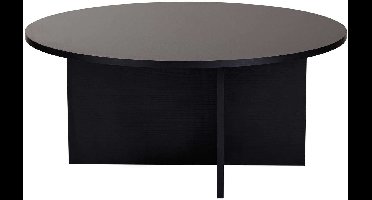Skye Decor Houten salontafel "Sun" - 90 x 90 x 40 cm - Zwart hout