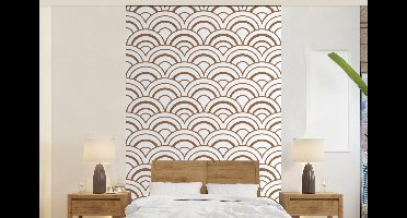 Behang - Fotobehang Klassiek - Motief - Terracotta - Breedte 140 cm x hoogte 220 cm