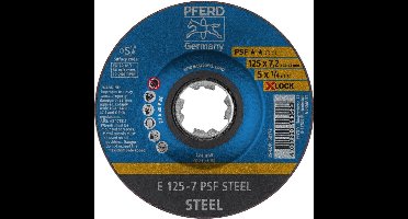 PFERD TOOLS 62011125 Afbraamschijf gebogen Diameter 125 mm 10 stuk(s)