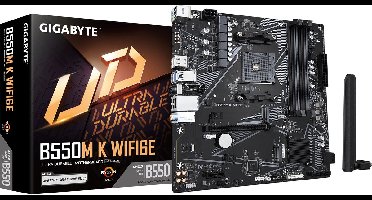 GIGABYTE B550M K WIFI6E AMD B550 Socket AM4 micro ATX