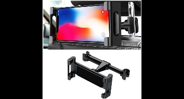 Tablethouder Auto Tablethouder Poggiatesta Universele Tablethouder voor Tablets Stabilisatie voor Tablets via Sedile D'auto Cellulari E-Tablets Altri Di 12-32 cm (Zwart)