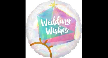Amscan Folieballon Iridescent Wedding Ring