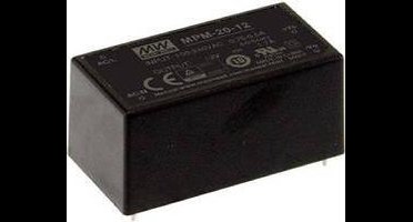Mean Well MPM-20-12 AC/DC PSU (print) 12 V DC 1.8 A 21.6 W