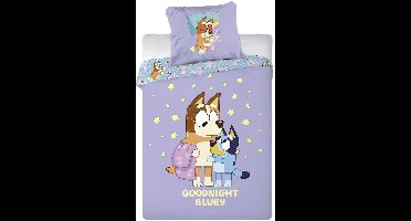 Bluey Dekbedovertrek - Voor de kinderkamer - Blauw