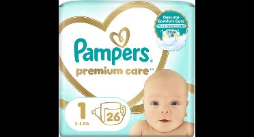 Pampers Premium Care Luiers Maat 1 (2-5kg) 26 stuks