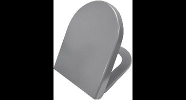 Wiesbaden Vesta toiletzitting softclose en quick release mat grijs