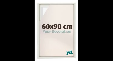yd, Baklijst 60x90 cm Wit Mat - Lijst voor Canvasdoek - MDF Lyon
