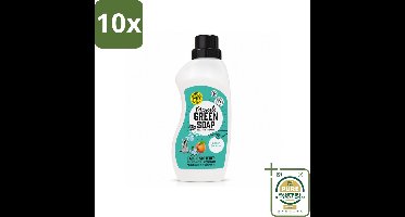 10 x Marcel's Green Soap - Wasverzachter - Perzik & Jasmijn - Zachte frisheid - 30 Wasbeurten - 750 ml - Wasstrips - Wasverzachter - Wasverzachter Perzik En Jasmijn - Wasverzachter Voor Kleding - Wasverzachter Frisheid - Wasverzachter Vegan