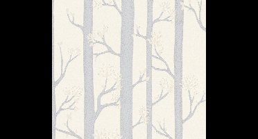 BOMEN BEHANG | Speels - Crème Grijs Beige - A.S. Création Kids Studio