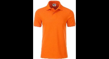 James and Nicholson Heren Basis Polo (Oranje)