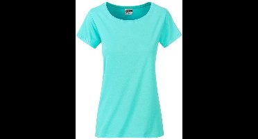James and Nicholson Dames/dames Basic Organic Katoenen T-Shirt (Munt)