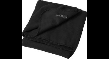 James and Nicholson Micro Fleece Deken (Zwart)