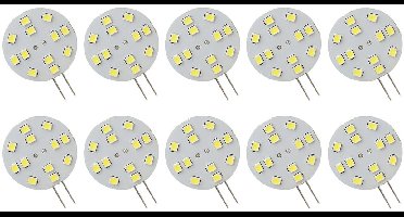 Spectrum LED Insteeklampje G4 2W - 12V - 230 Lumen - 6000K Koud wit - Helder daglicht - Energiezuinig - 10 stuks