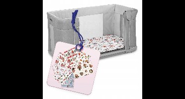 Kerstlakens met elastiek voor Chicco Next2Me Forever 58x110cm