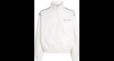 Karl Lagerfeld Jeans Zip Up Piping Jas Wit L Man