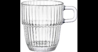 Rocco Bormioli - Koffieglas - Barshine - 18,5 cl - Glazen - Theeglas - 12 stuks