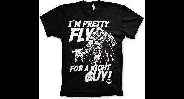 Batman I'm Pretty Fly For A Night Guy T-shirt Zwart