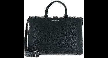 MANDARINA DUCK Leren handtas shopper met laptopvak Mellow Urban Handbag Pine Green donkergroen