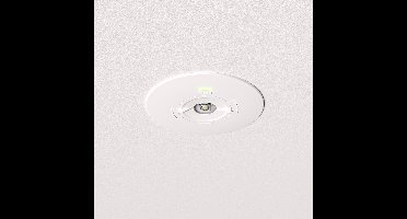 HOFTRONIC – Locus LED inbouwspot noodverlichting – 2 watt 300 lumen – Verwisselbare lens – 3 uur noodaccu 3300mAh – 6500K daglicht wit – IP20 – Polycarbonaat – Niet dimbaar – 230V
