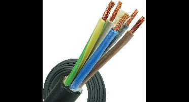 Neopreen kabel H07RN-F 5x2.5mm² per rol 100 meter