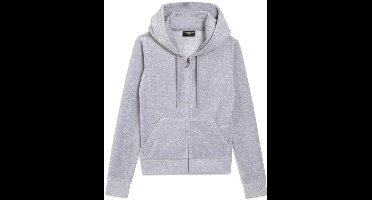 Juicy Couture Robertson hoodie met ritssluiting GRIJS - Maat S