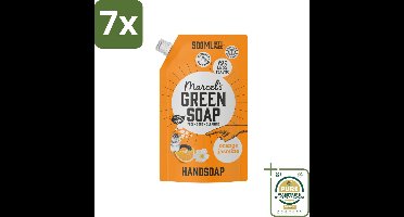 7 x Marcel’s Green Soap – Handzeep Navulling – Sinaasappel & Jasmijn – 500 ml - Grootverpakking - Kabel - Kabels - Kabelsysteem - Kabelsysteem