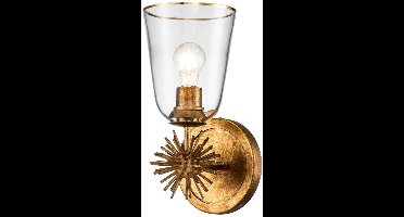 Elstead Lighting LED Wandlamp Staring | 1X E27 Max 40W | Distressed Gold