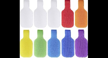 SpeaKa Professional SP-13756884 Kabelmarkering Markeringsvlak: 20 x 38 mm Wit, Rood, Oranje, Geel, Groen, Hemelsblauw,
