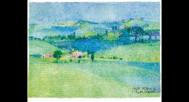 Kunstdruk Ralf Westphal - Abbazia di Monte Oliveto, Toskana 80x60cm