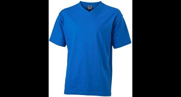 James and Nicholson Heren V Hals Tee (Kobaltblauw)