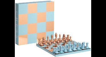 Printworks Classic - Art Of Chess Mirror - Lichtblauw/Koper