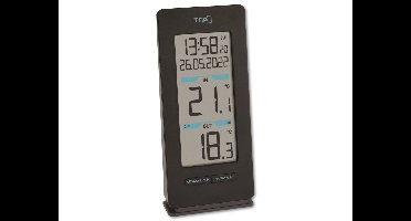 TFA Dostmann Buddy Draadloze thermometer digitaal Zwart