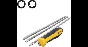 Weber Tools auto koplamp afstel schroevendraaier  H6, H7 mm en T25